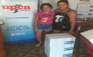 UPCN realizo la entrega de Ayuda Escolar en Laguna Paiva