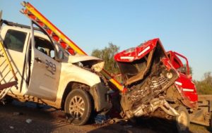 Grave accidente en ruta 2 entre Arroyo Aguiar y Constituyentes