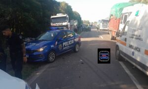 Accidente en Emilia: Varios vehículos involucrados y  personas lesionadas una de gravedad