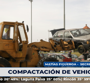 En Santo Tome compactaron 120 motos y 60 autos que pertenecían a organizaciones criminales