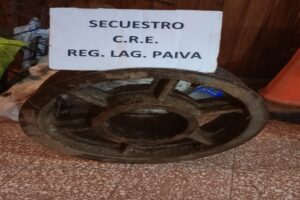 Nueva modalidad delictiva en Laguna Paiva: Los roba ruedas pero de vagón de tren