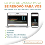 La web de la municipalidad de Laguna Paiva se renovó