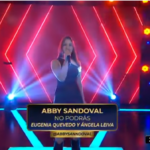 La joven de Nelson Abby Sandoval participó en el programa de televisión «Bienvenidos a Ganar»