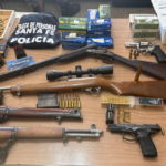 Casilda: dos detenidos con un arsenal de armas y municiones en allanamientos por prostitución y abuso sexual