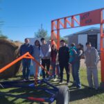 Alumnos y docentes de la EETP N.º 458 de Laguna Paiva fabricaron un Carro Portarollo