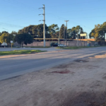 En Recreo, un motociclista protagonizó un fuerte accidente tras chocar a un peatón en la ruta 11