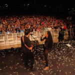 La Delio Valdez dio un cierre artístico en Santa Fe en el marco de un festival en defensa de la educación pública
