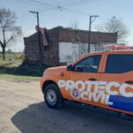 Temporal de viento y lluvia en localidades de los departamentos de San Justo y San Javier