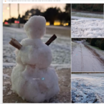 Hay muñecos de nieve en Mar del Plata