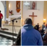 Hoy liberaron al hombre en situación de calle que irrumpió borracho y a los gritos en plena misa en Recreo