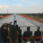 Pullaro inauguró cuatro nuevos puentes de hormigón en el norte de la provincia