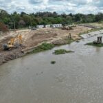 El Gobierno Provincial de Santa Fe ejecuta trabajos para frenar la erosión y fortalecer el sistema de defensas