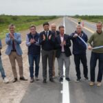 El gobernador encabezó la inauguración de obras viales en el departamento San Justo
