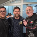 Sergio Torrez con el Grupo Cali en la despedida de Lionel Messi debieron suspender el show apenas arrancaron