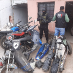 En Santa Fe y Rincón, la PDI realizó allanamientos y recuperó motopartes con pedido de secuestro