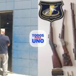 Transportaba armas largas y municiones sin la documentación, lo aprehendieron en un control policial sobre Ruta Nacional 33